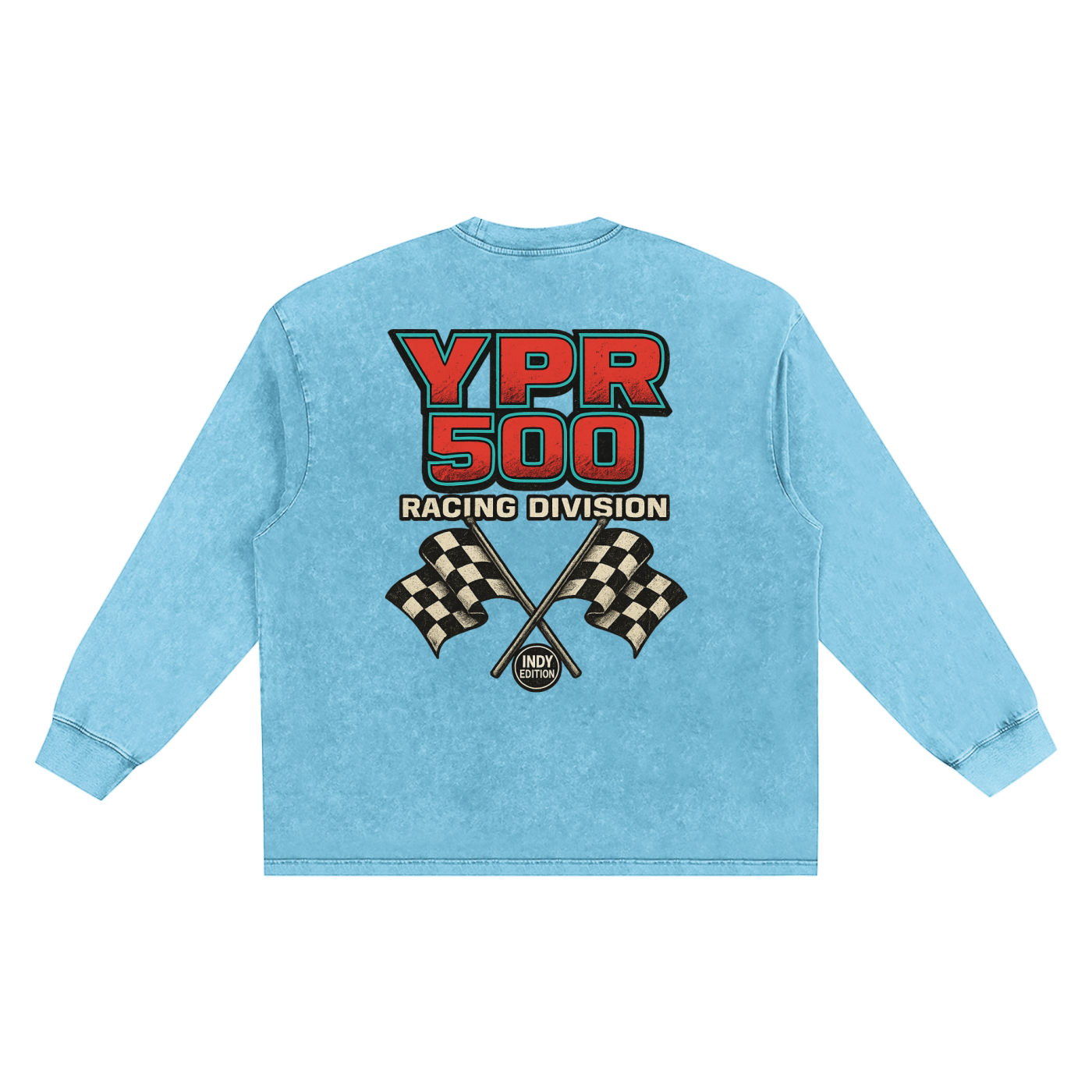 “YPR 500” Frayed Edge T-Shirt