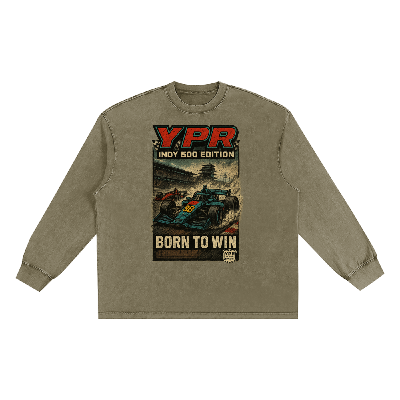 “YPR 500” Frayed Edge T-Shirt