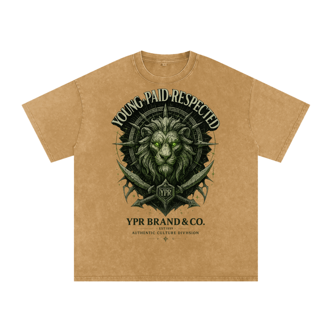 “Respect the Lion” Oversized Cotton T-Shirt