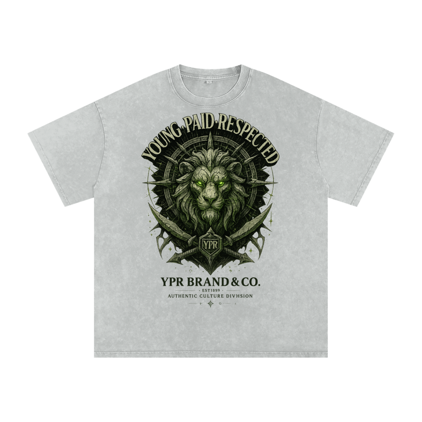 “Respect the Lion” Oversized Cotton T-Shirt