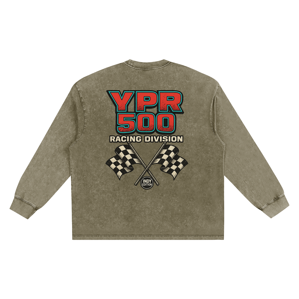 “YPR 500” Frayed Edge T-Shirt