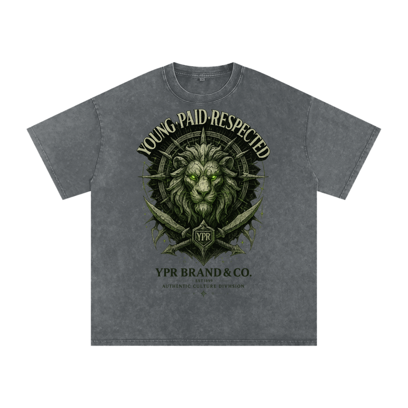“Respect the Lion” Oversized Cotton T-Shirt