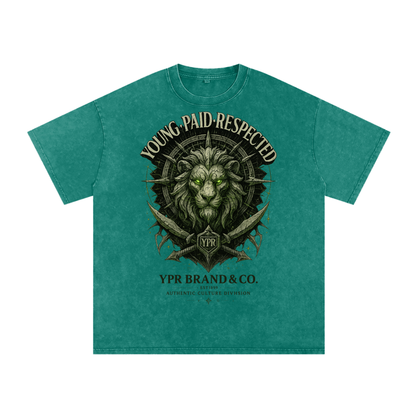 “Respect the Lion” Oversized Cotton T-Shirt