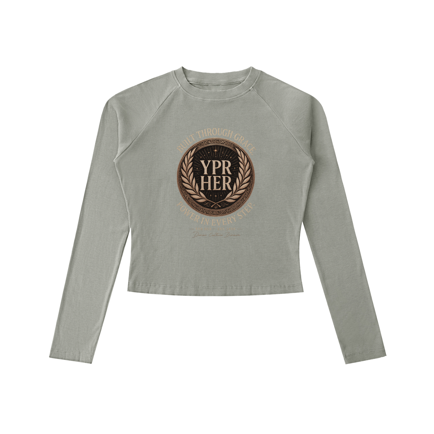 “Through Grace” Long Sleeve Slim T-Shirt