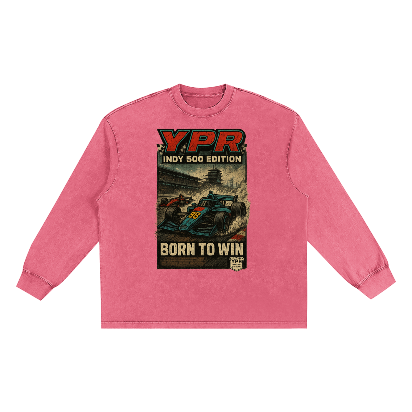“YPR 500” Frayed Edge T-Shirt