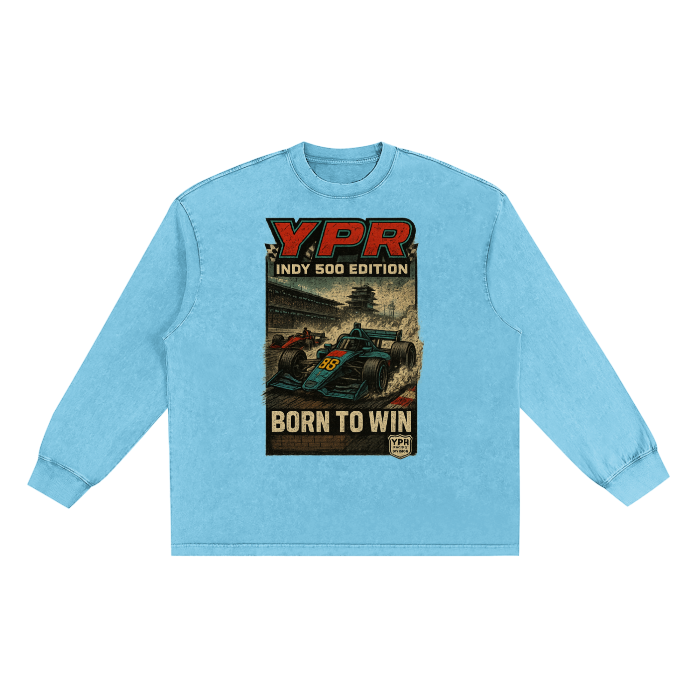 “YPR 500” Frayed Edge T-Shirt