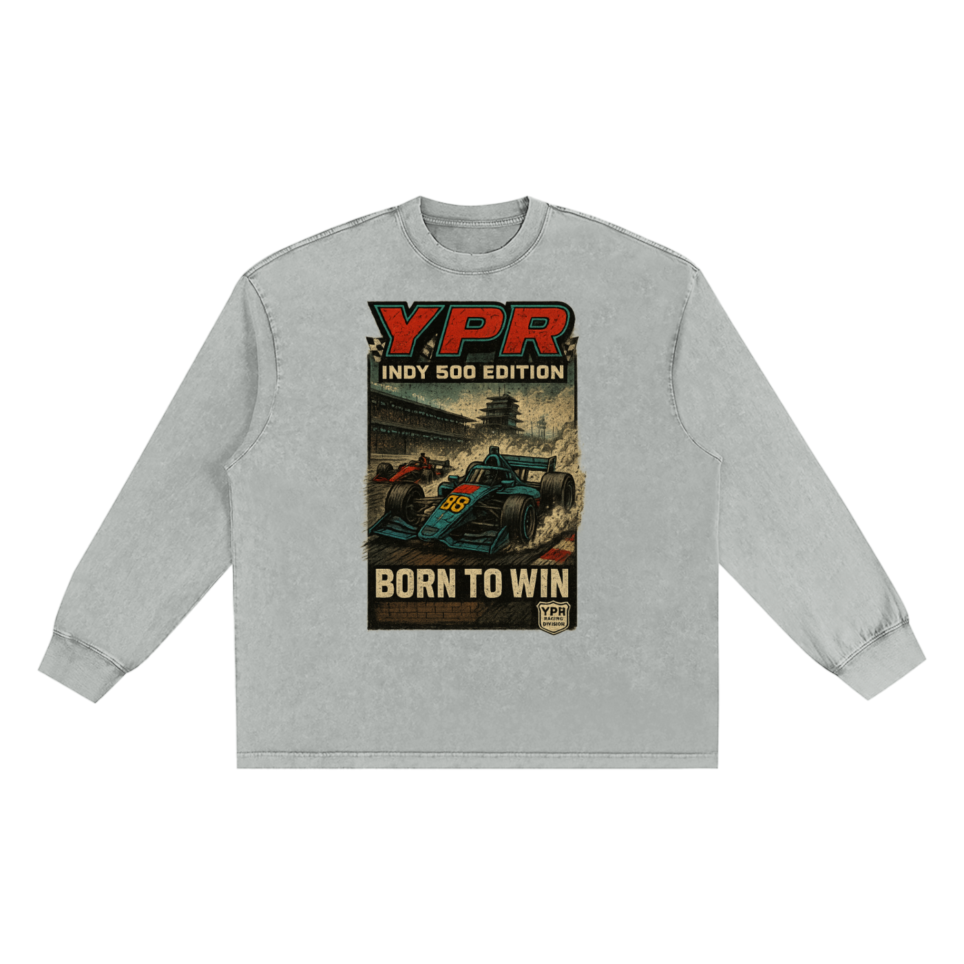 “YPR 500” Frayed Edge T-Shirt