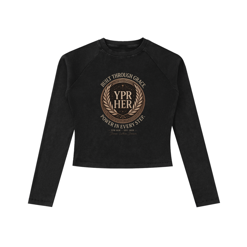 “Through Grace” Long Sleeve Slim T-Shirt