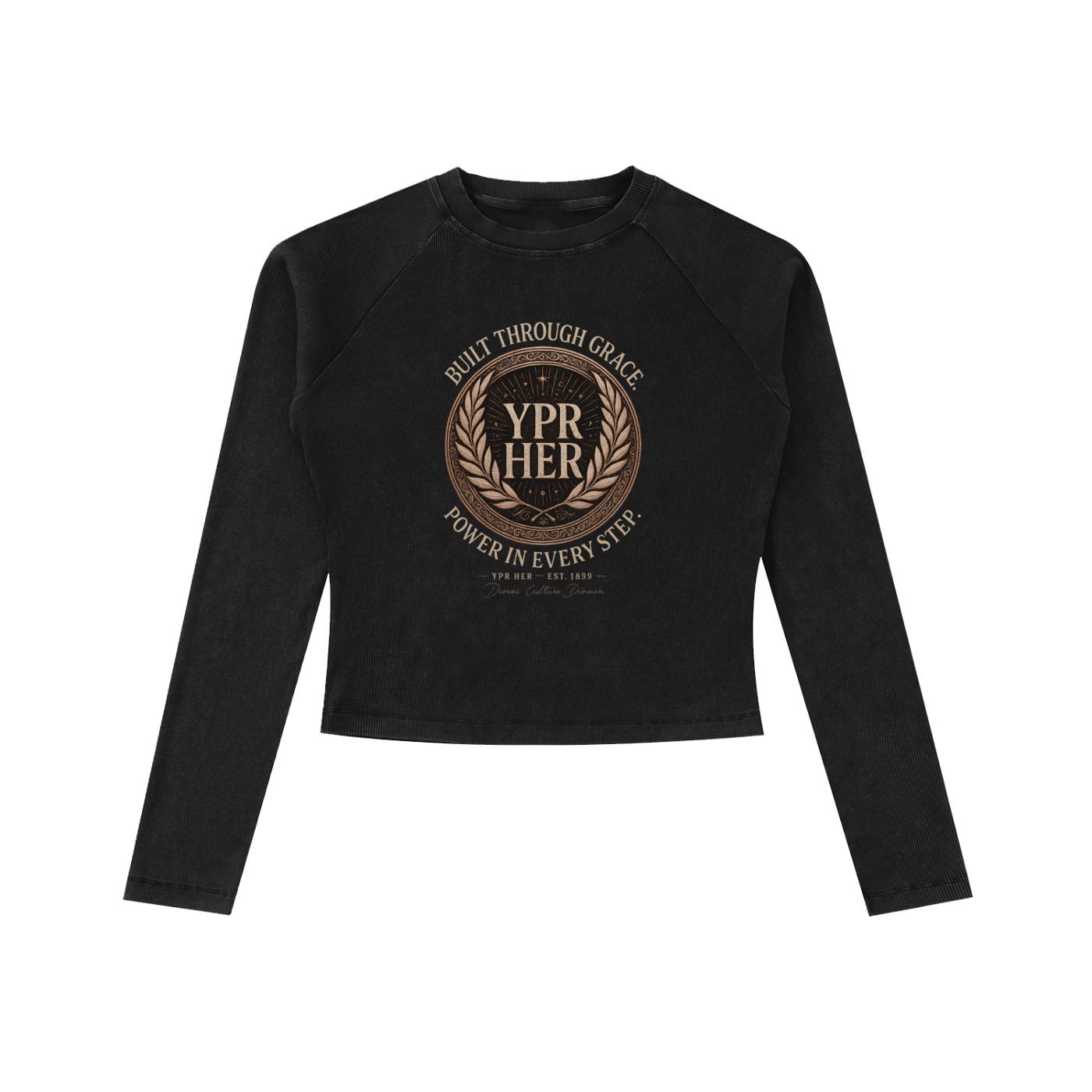“Through Grace” Long Sleeve Slim T-Shirt