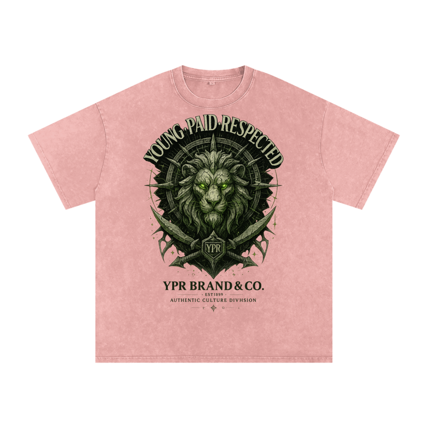 “Respect the Lion” Oversized Cotton T-Shirt